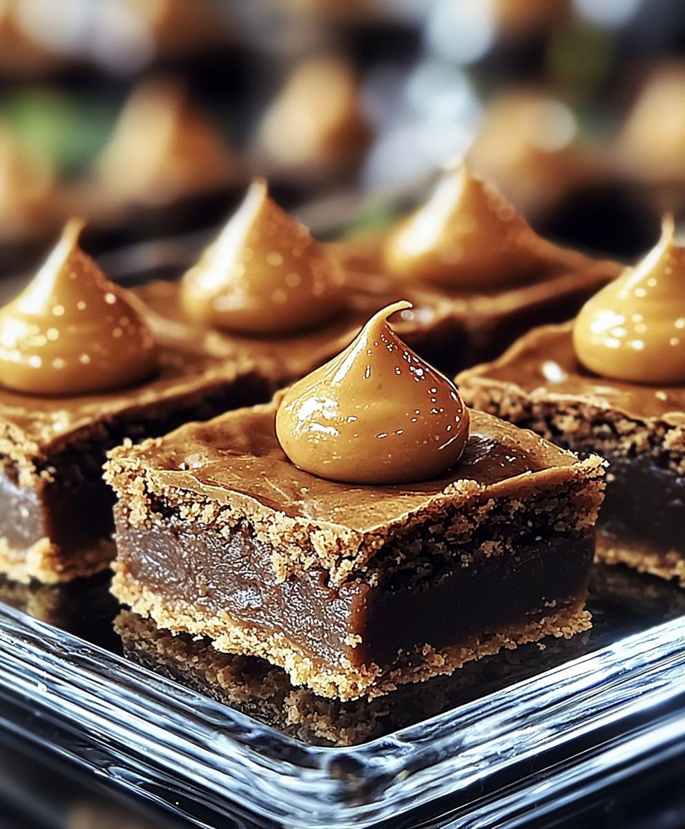 Peanut Butter Blossom Bars