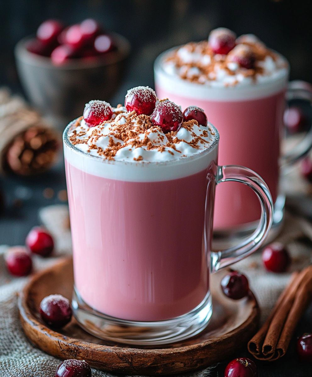 Cherry Vanilla Tea Latte
