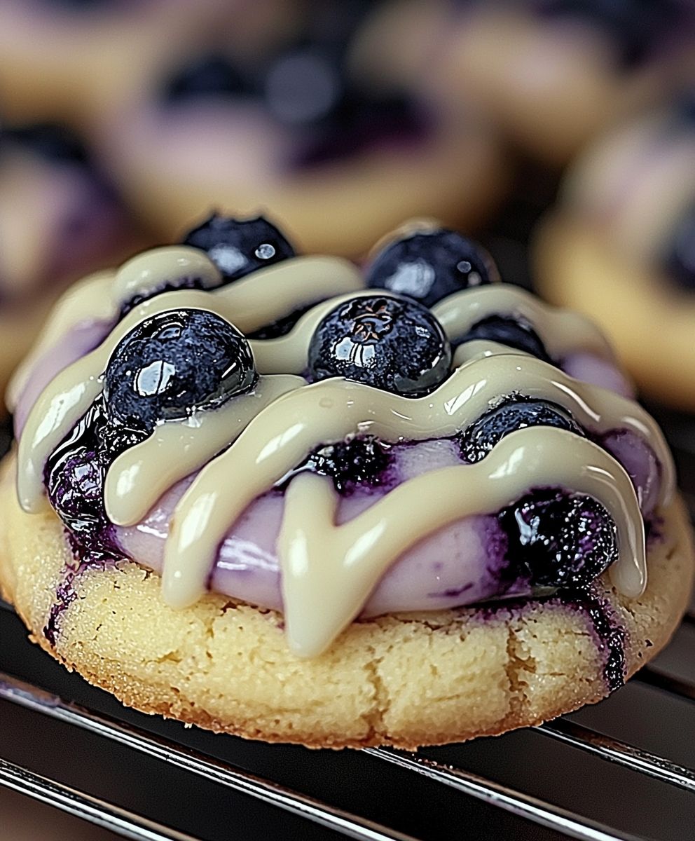 Blueberry Cheesecake Cookies
