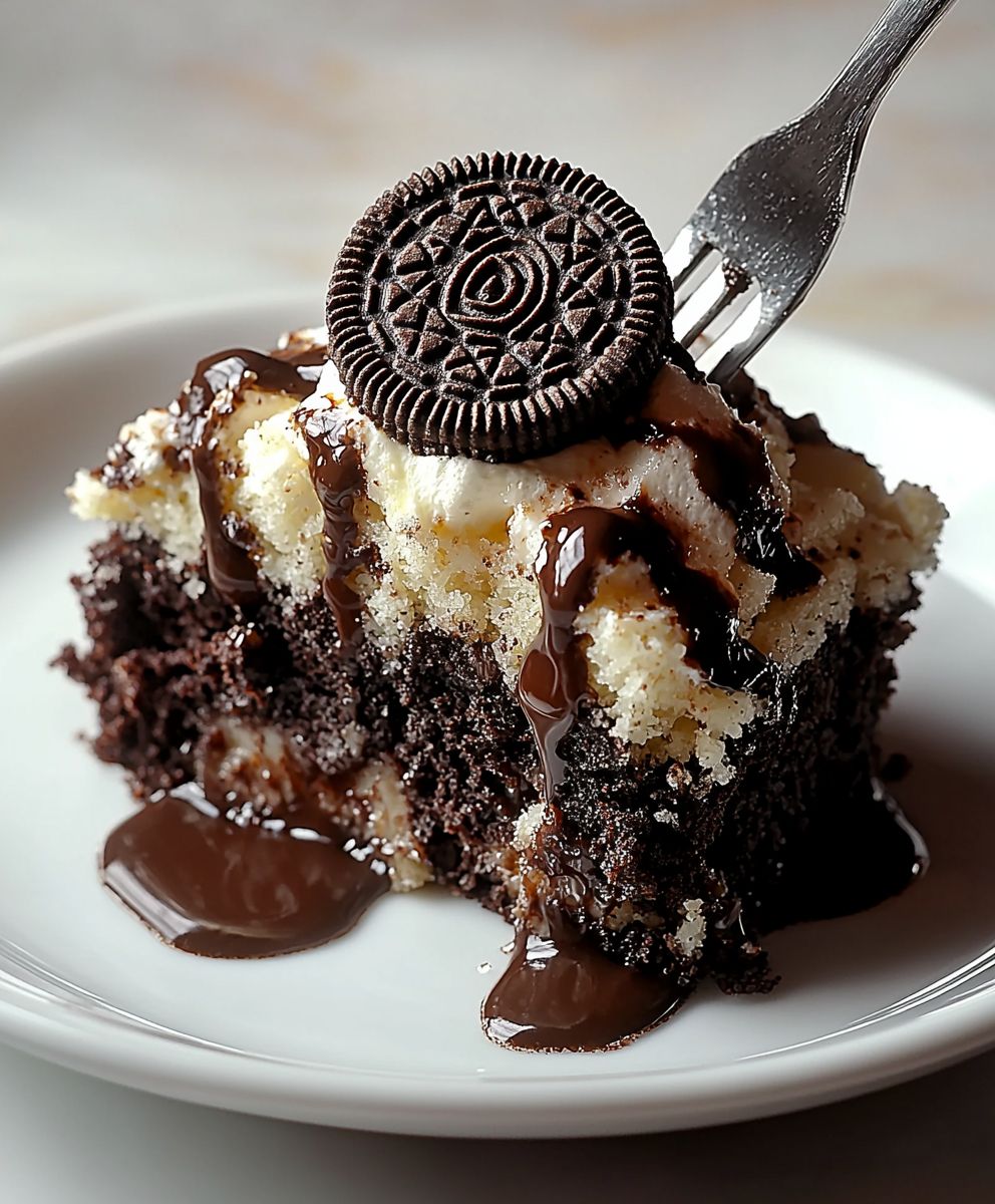 Oreo dump cake