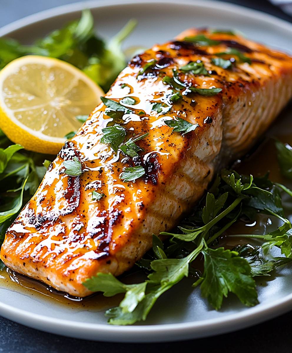 Honey Mustard Air Fryer Salmon