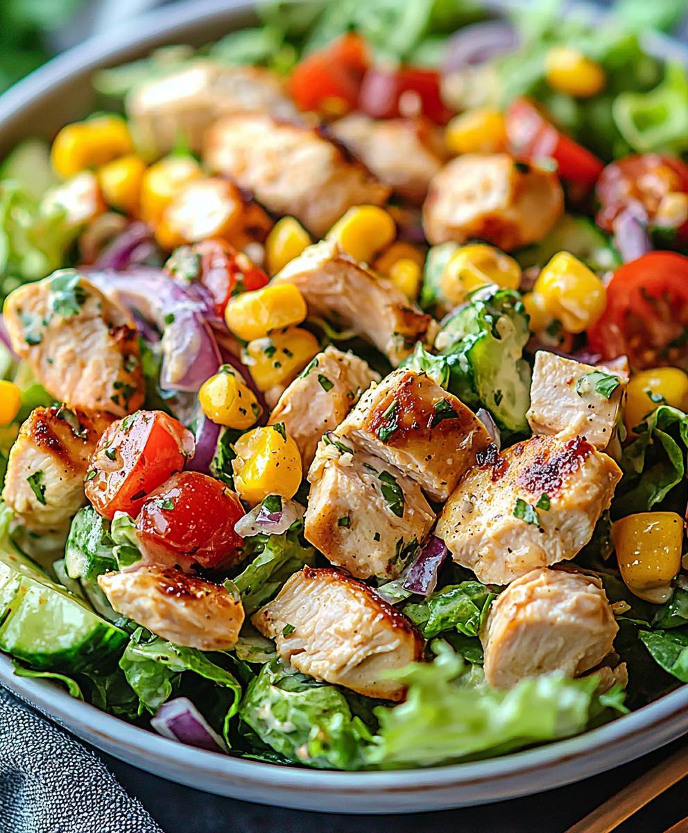Healthy Ranch Chicken Salad