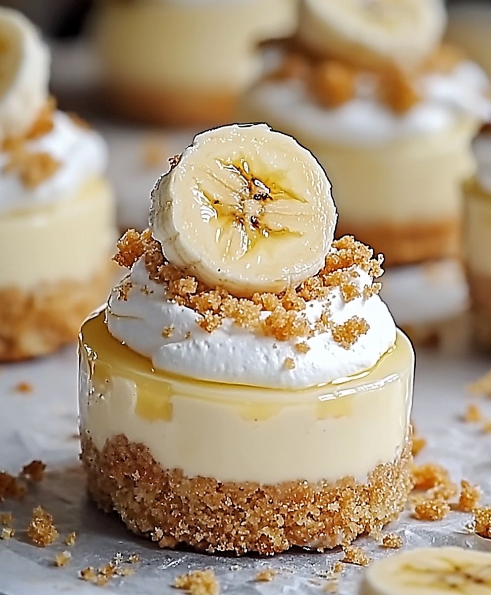 Banana Pudding Cheesecakes