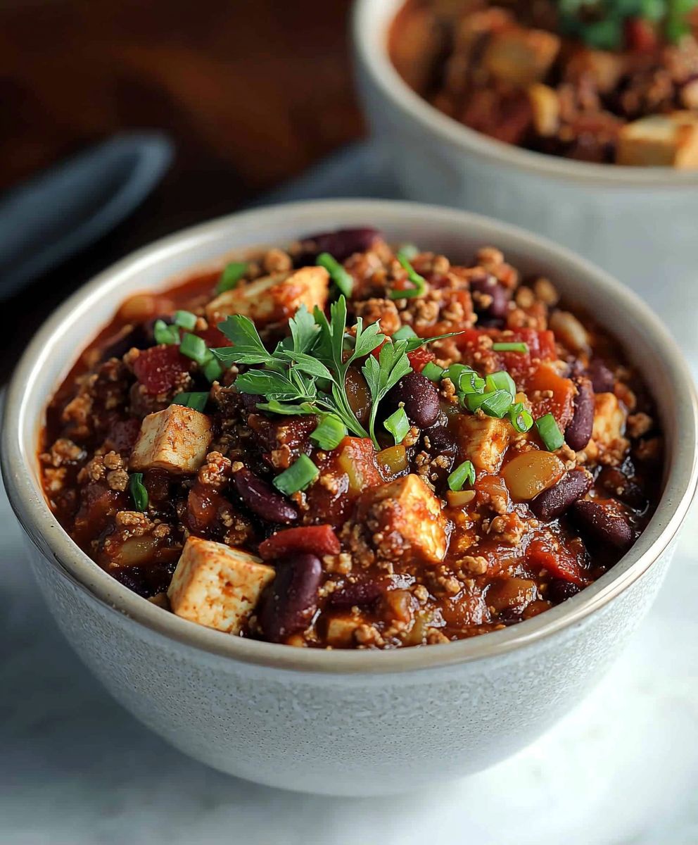 Tofu Chili Dish