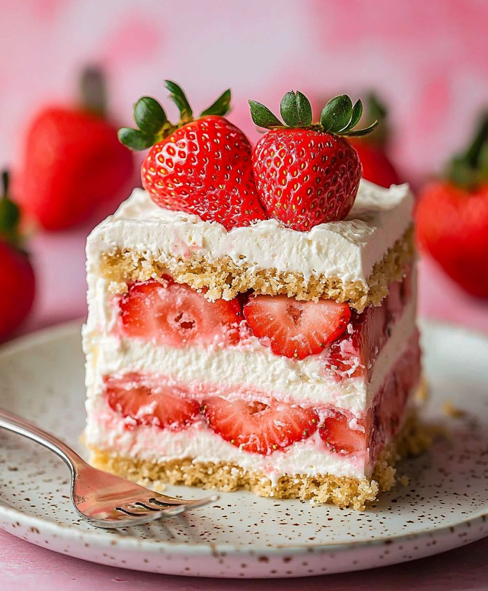Strawberry Cream Cheese Cake