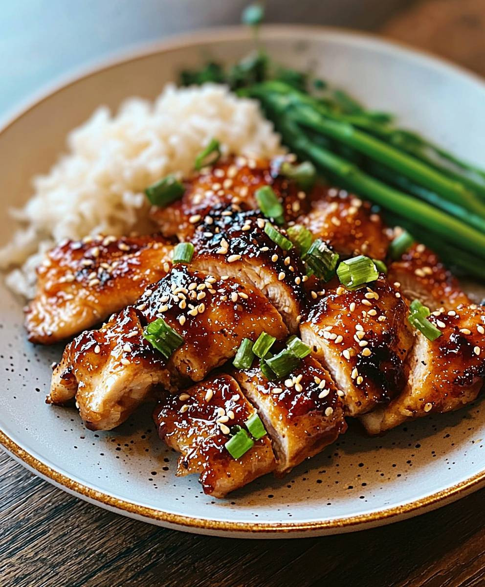 Honey Ginger Chicken Dish