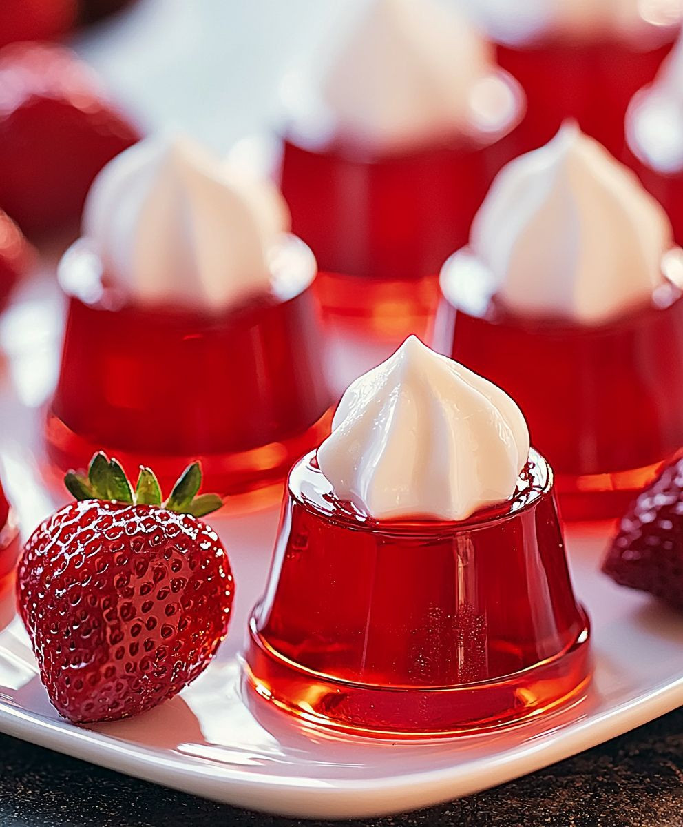 Strawberry Daiquiri Jello Shots