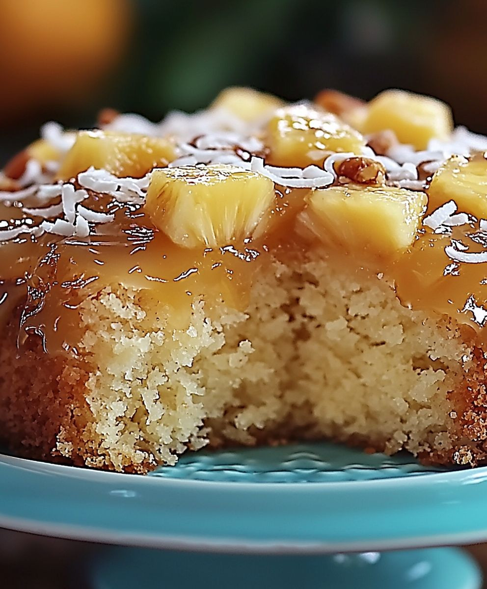 Pineapple Coconut Cake