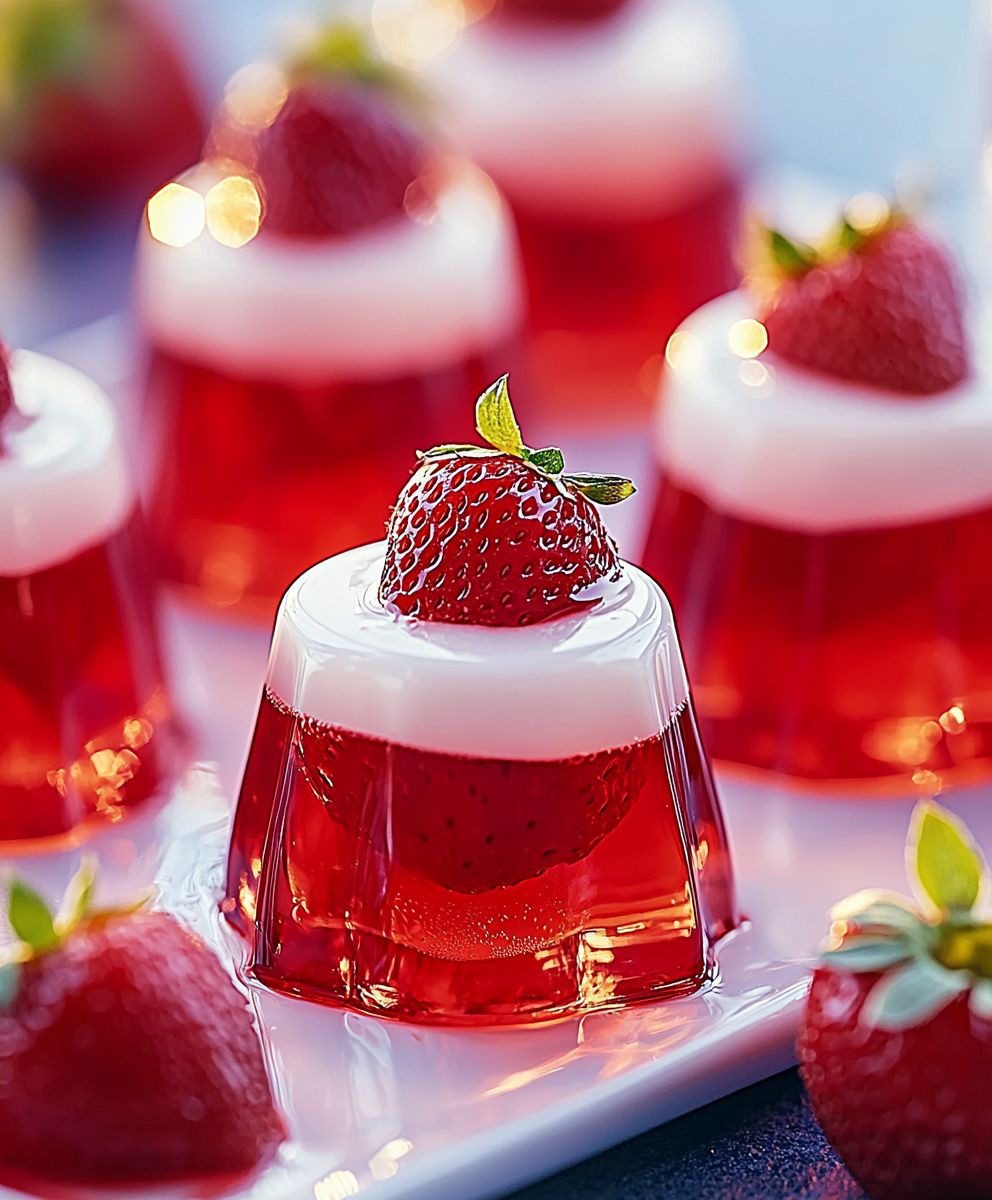 Strawberry Daiquiri Jello Shots