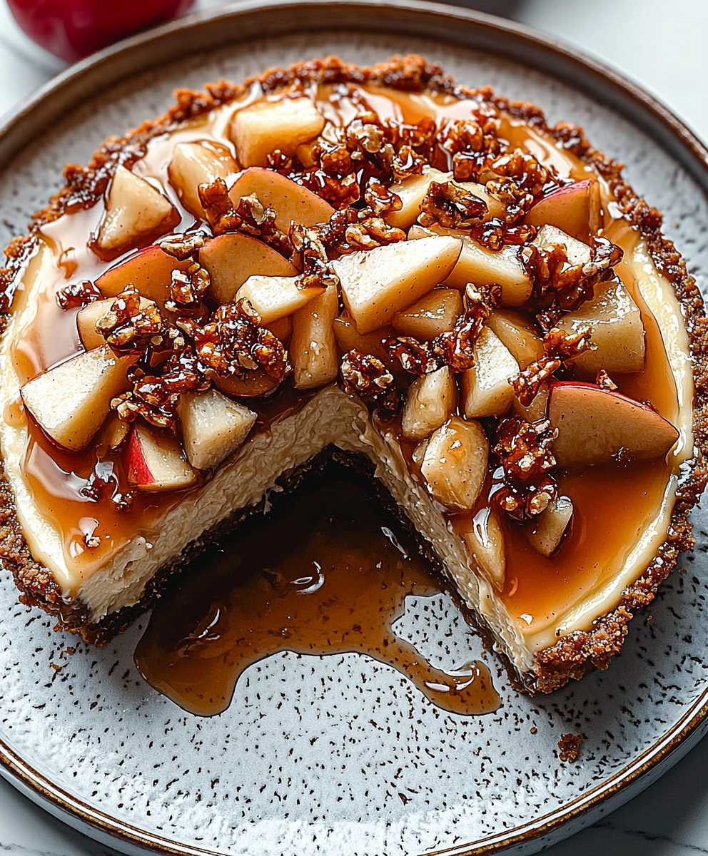 Caramel Apple Cheesecake