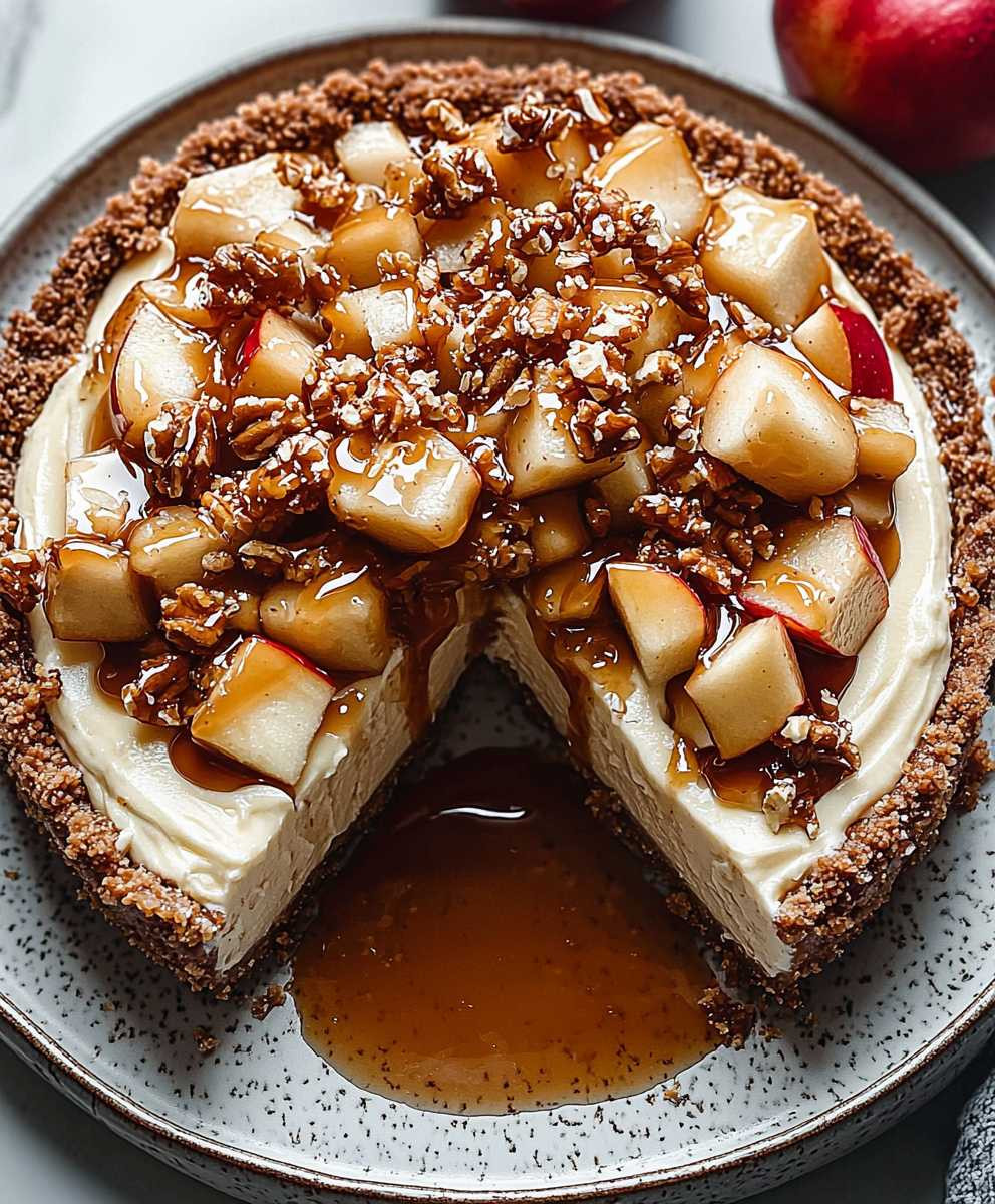 Caramel Apple Cheesecake