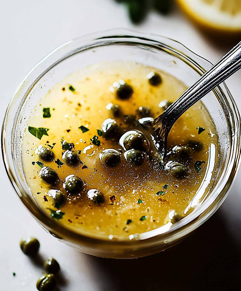 Lemon caper sauce