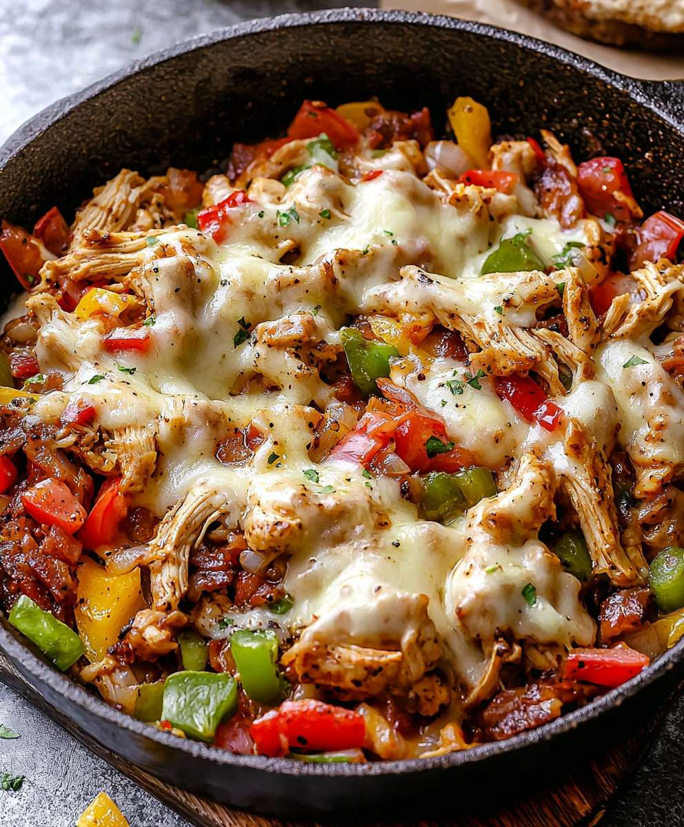 Chicken Cheesesteak Skillet