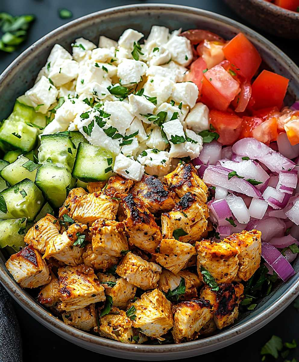 Chicken Gyro Bowls