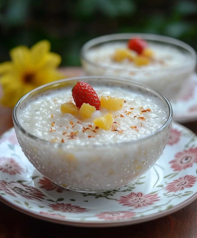 Pearl Sago Coconut Milk