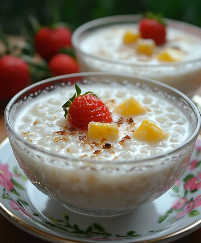 Pearl Sago Coconut Milk