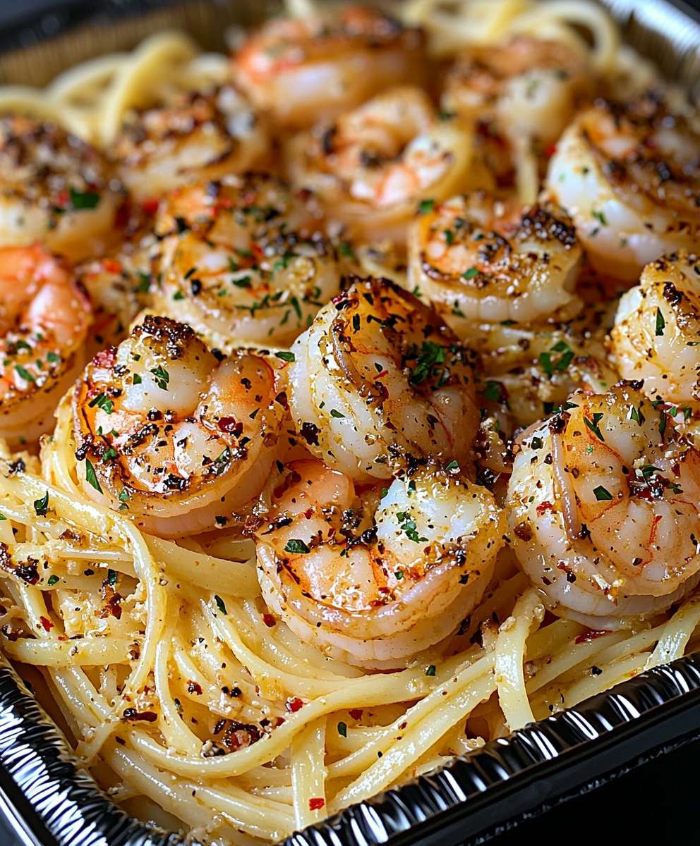 Shrimp Scampi Linguine
