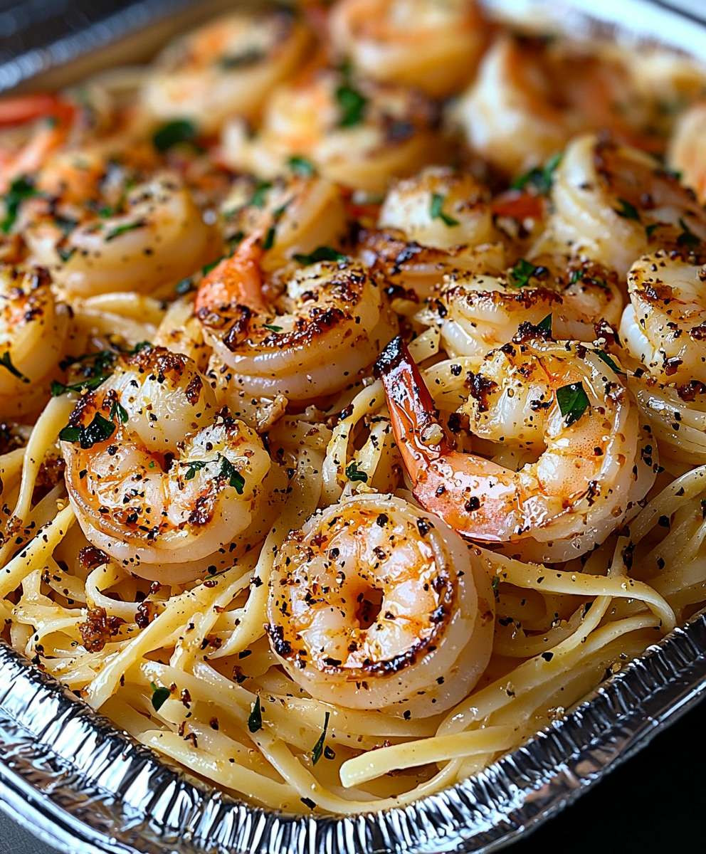 Shrimp Scampi Linguine