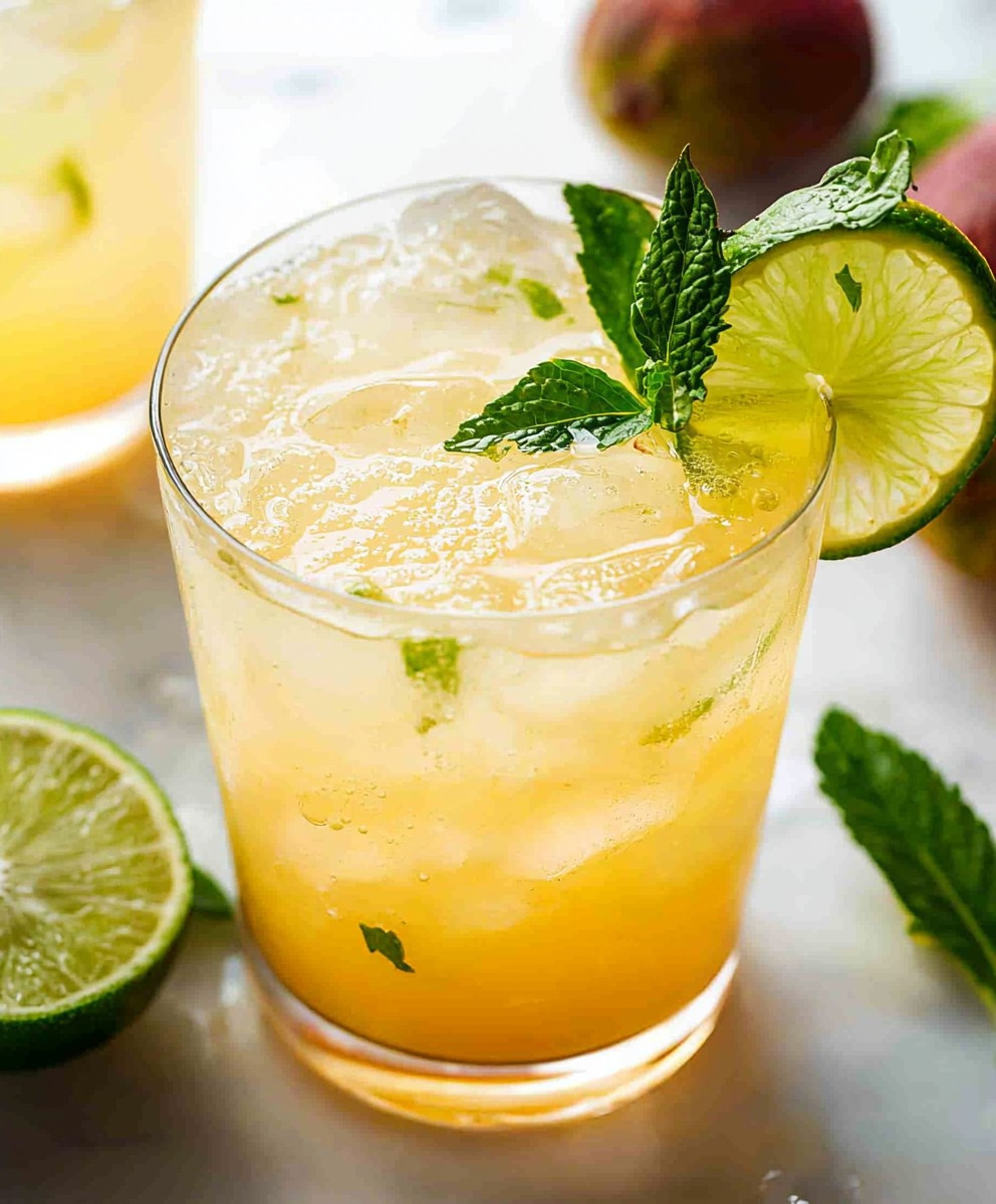 Guava Limeade Summer Mocktail