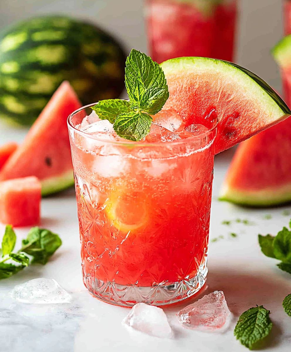 Watermelon infused water