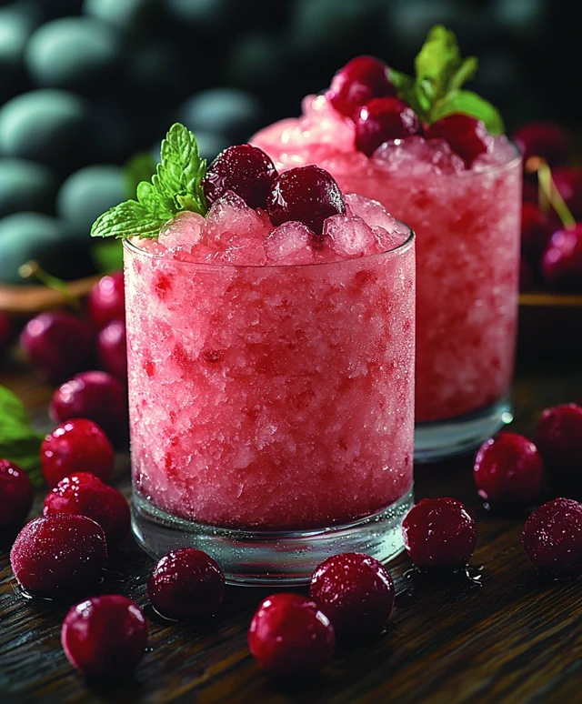 Frozen Cherry Limeade Drink