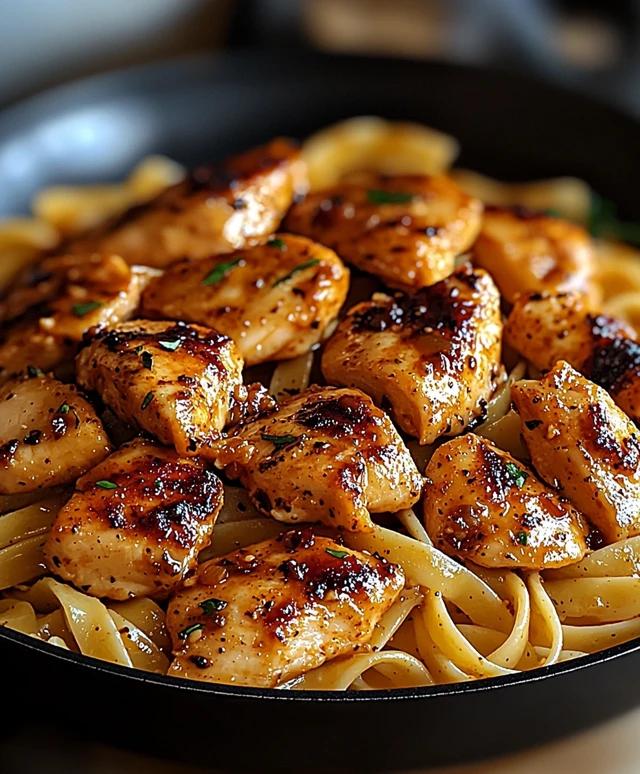Spicy Cajun Chicken Linguine