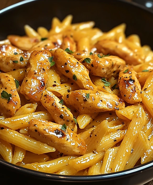 Smoky Garlic Butter Chicken Pasta
