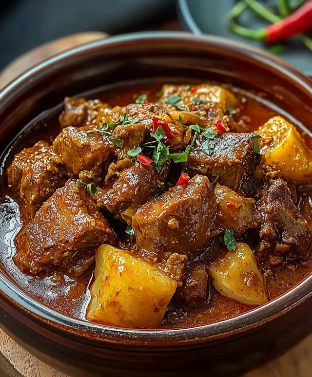 Mutton Kosha Dish