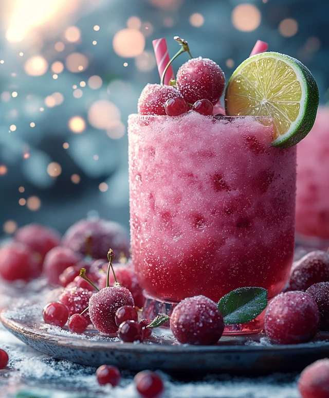 Frozen Cherry Limeade Drink