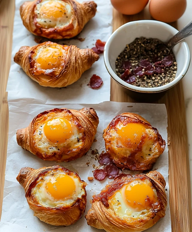 Croissant Egg Boats