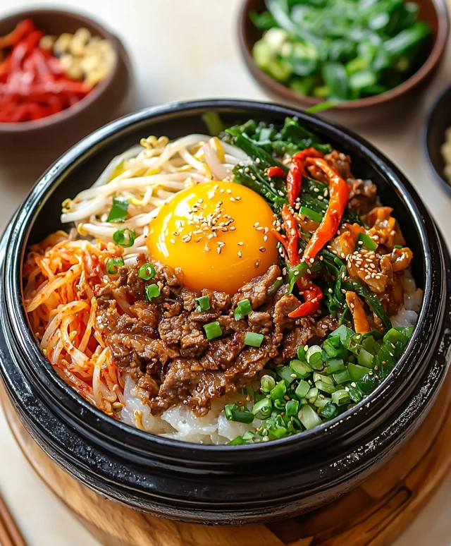 Bibimbap dish