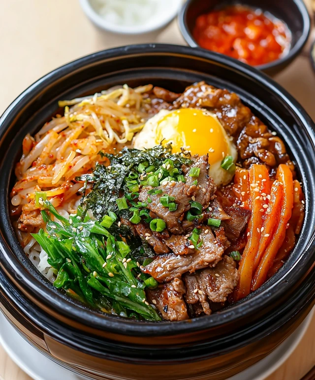 Bibimbap dish