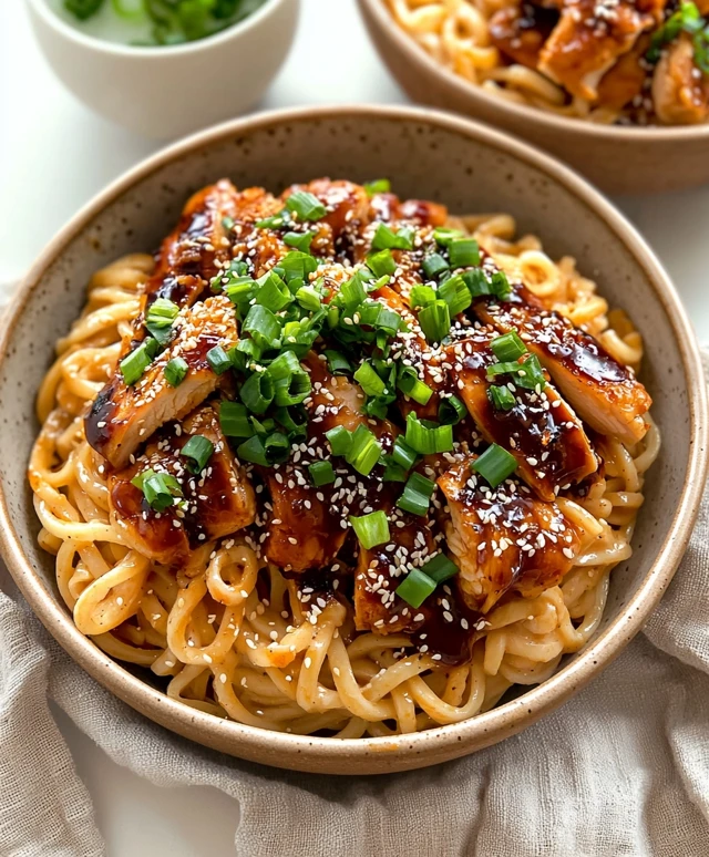 Garlic Noodles Teriyaki Chicken
