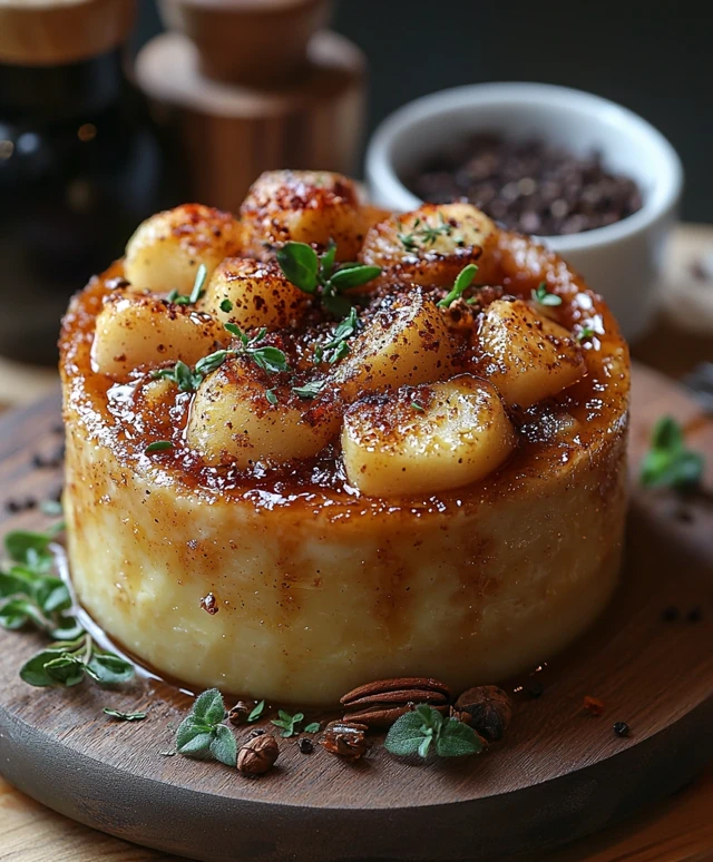 Apple Bourbon Dessert
