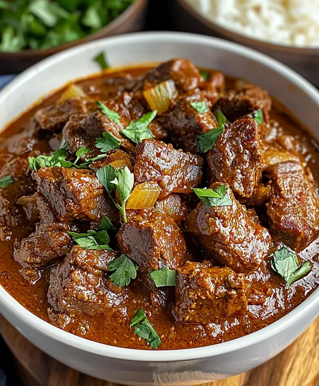 Beef Vindaloo Curry