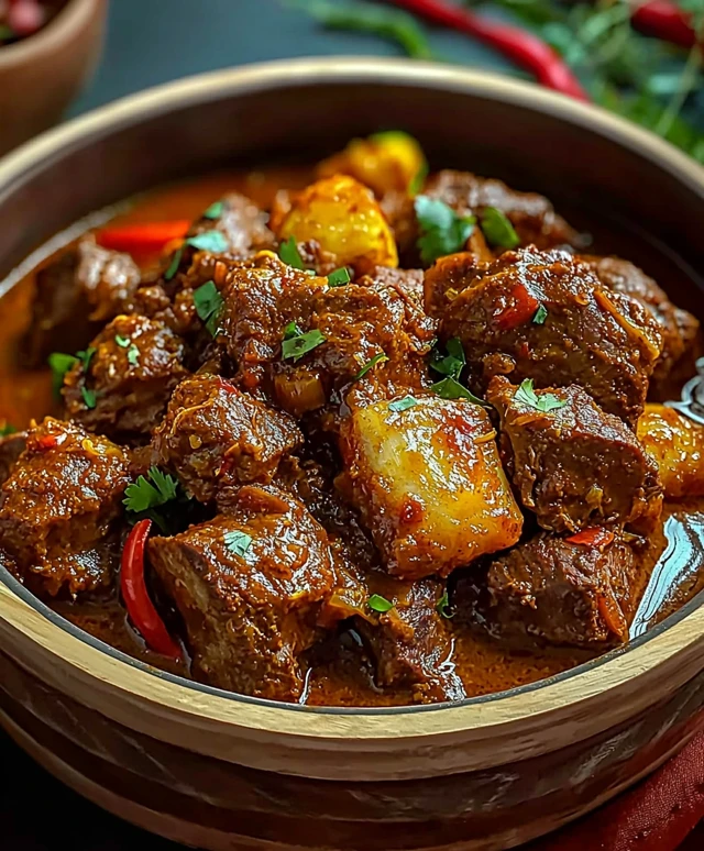 Mutton Kosha Dish