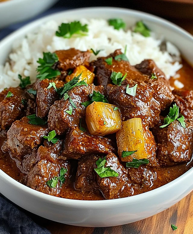 Beef Vindaloo Curry