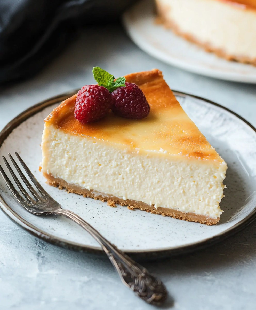 New York cheesecake dessert