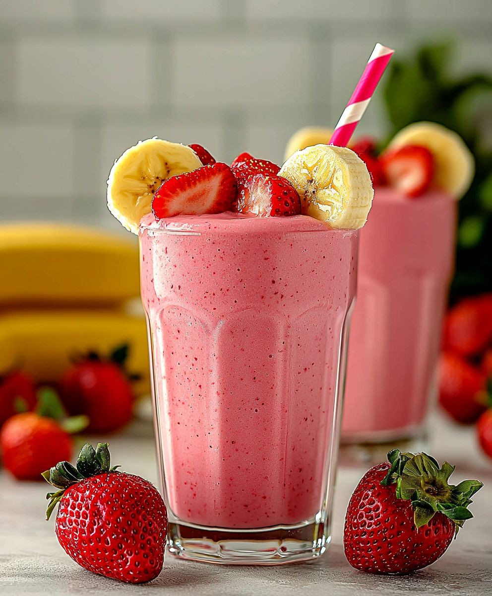 Strawberry Banana Smoothie