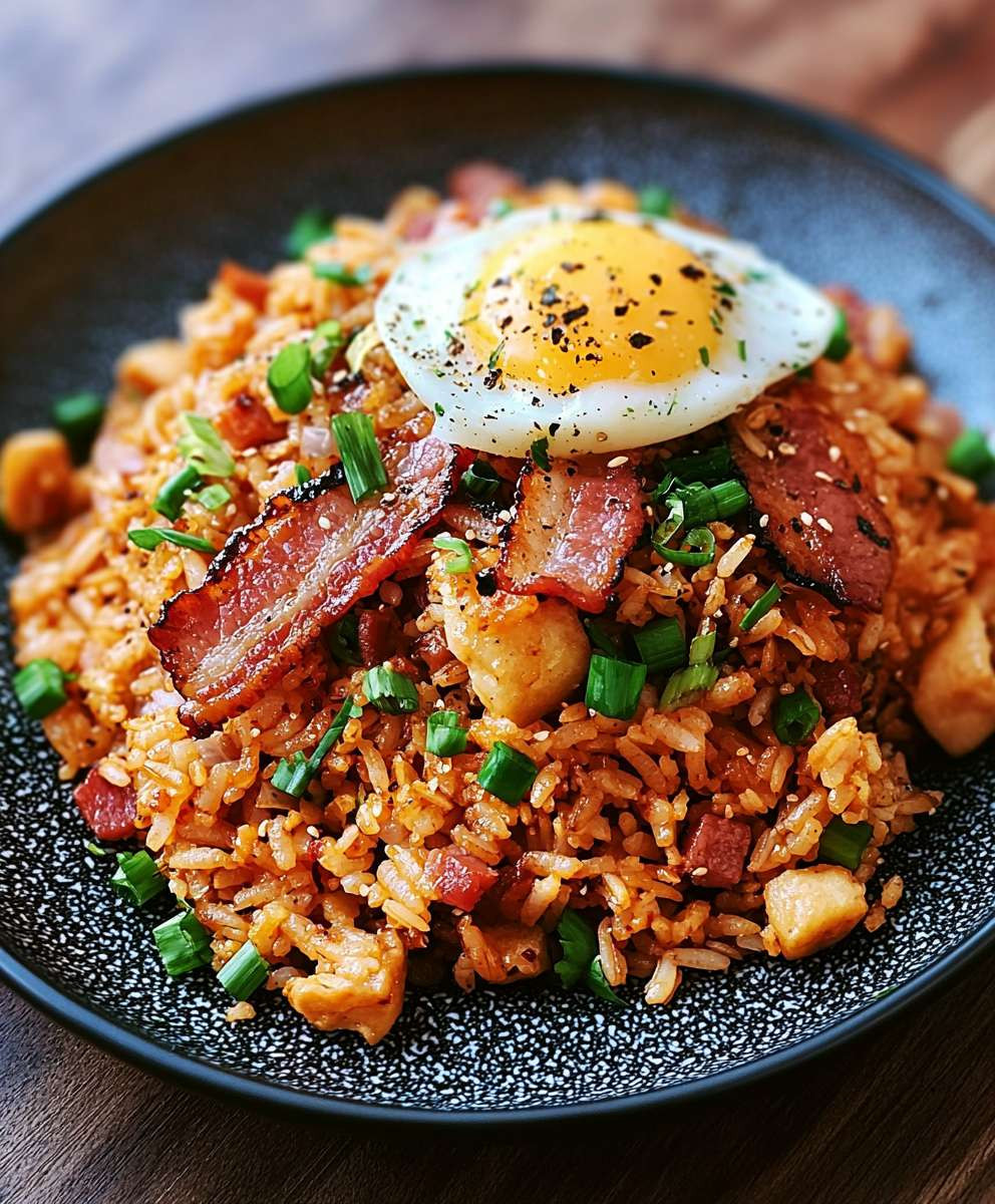 Bacon Kimchi Fried Rice