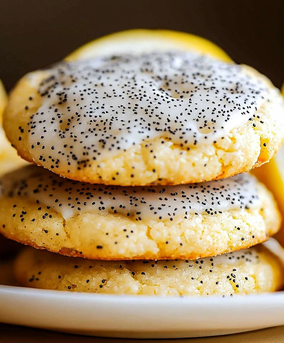 Lemon poppy seed cookies