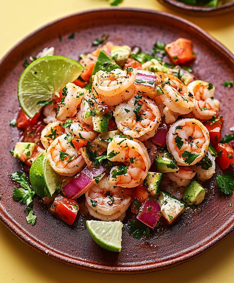 Shrimp Ceviche Preparation