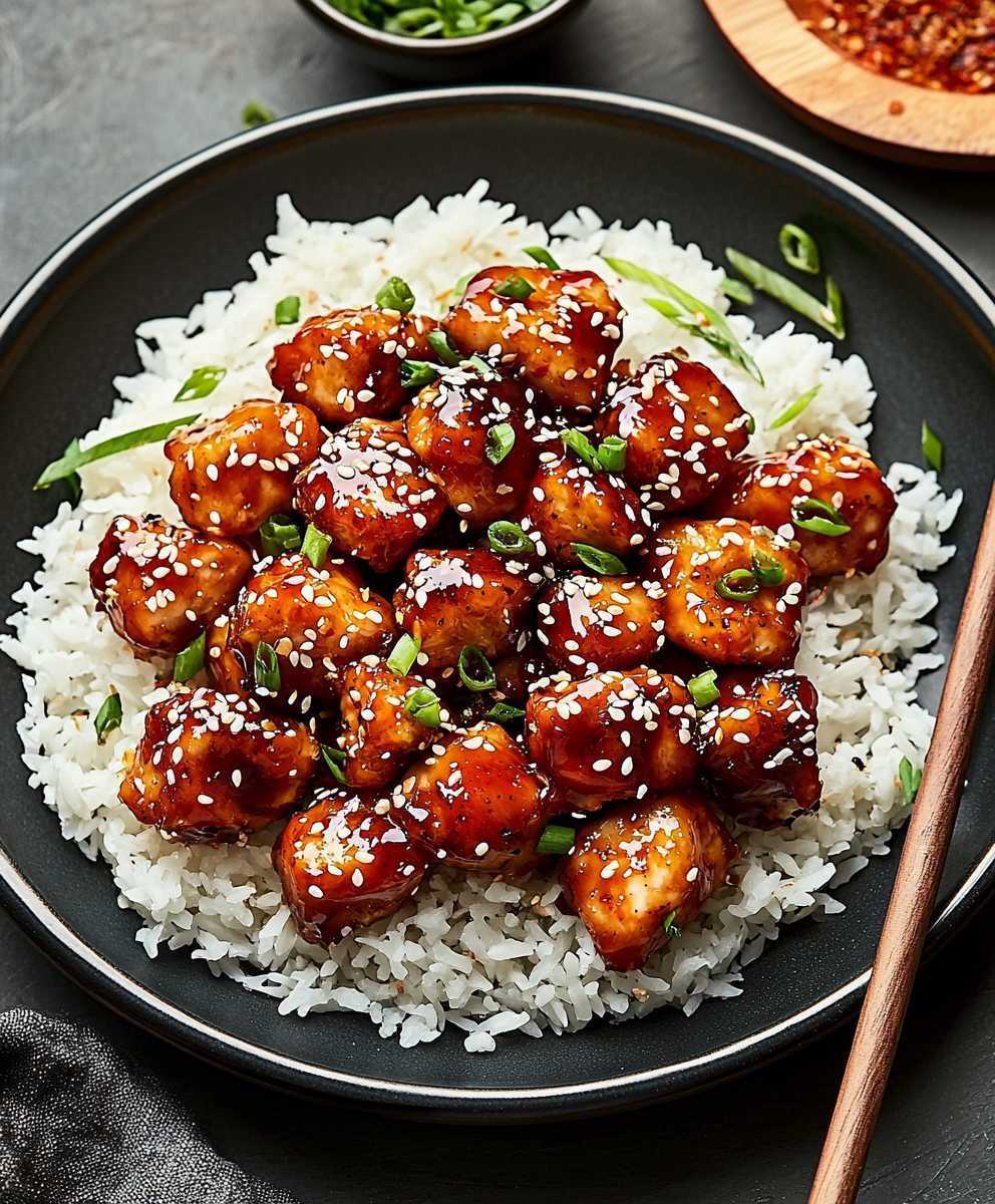 Sesame Chicken Dish