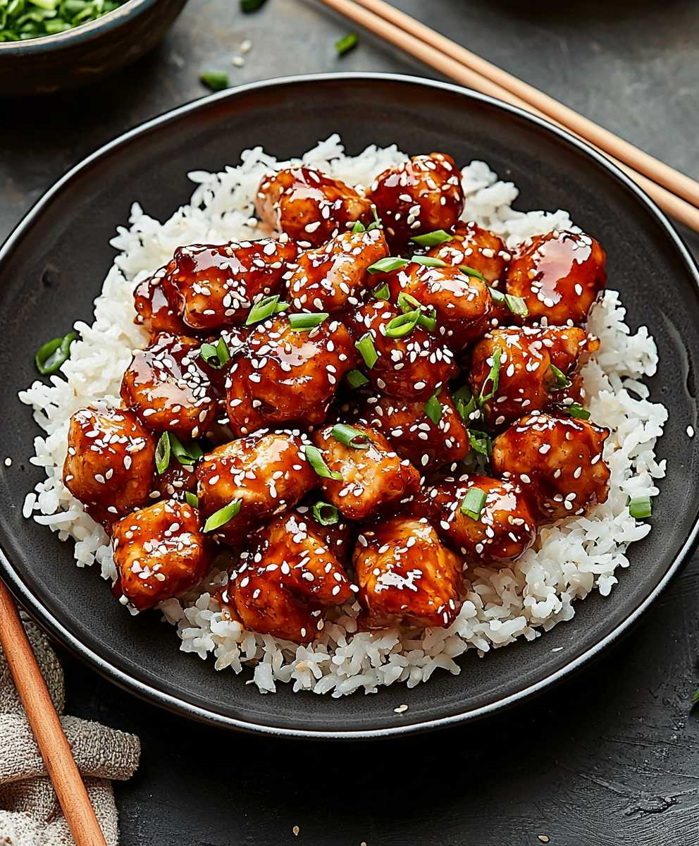 Sesame Chicken Dish