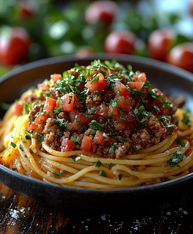 Taco Spaghetti Dinner