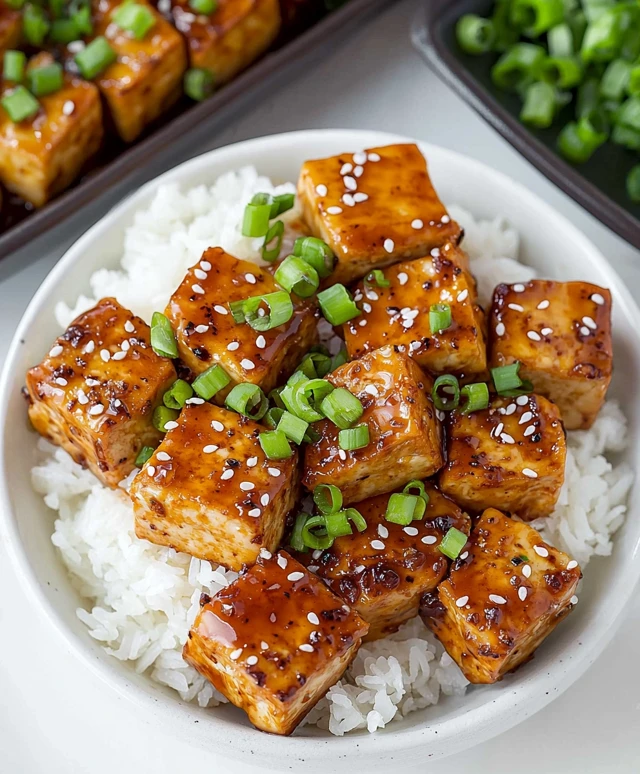 Orange Tofu Dish