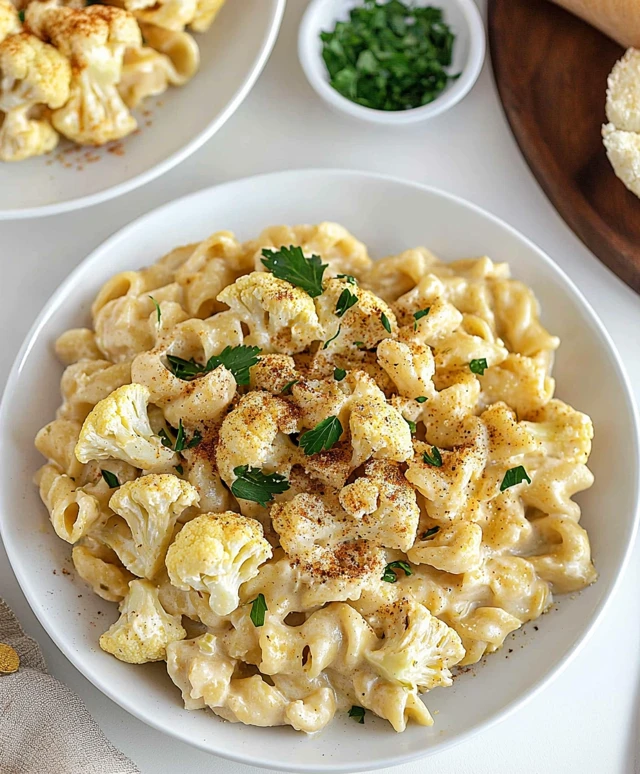 Vegan Cauliflower Alfredo