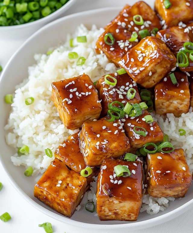 Orange Tofu Dish