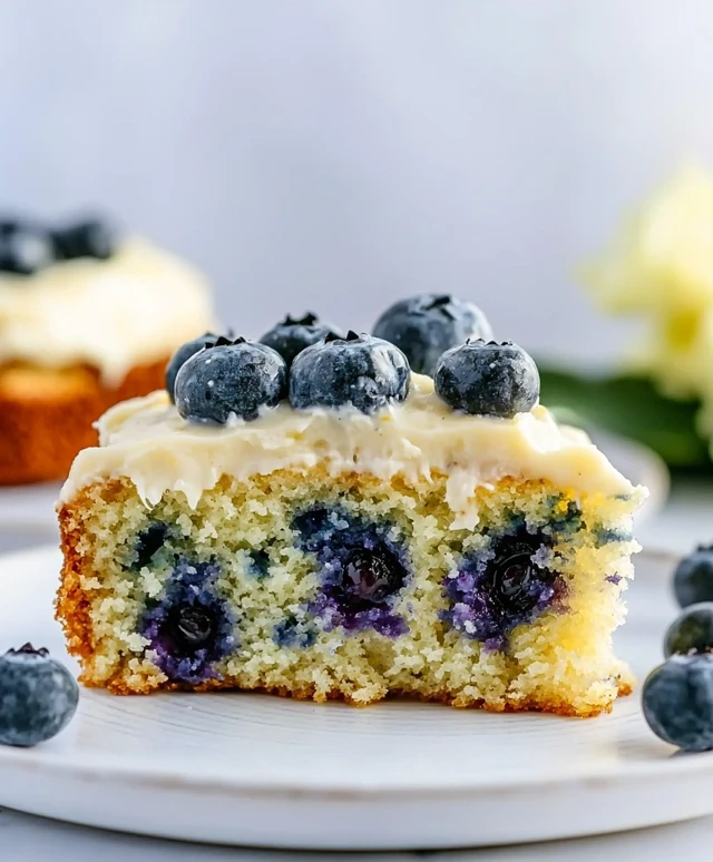 Lemon Blueberry Zucchini Cake