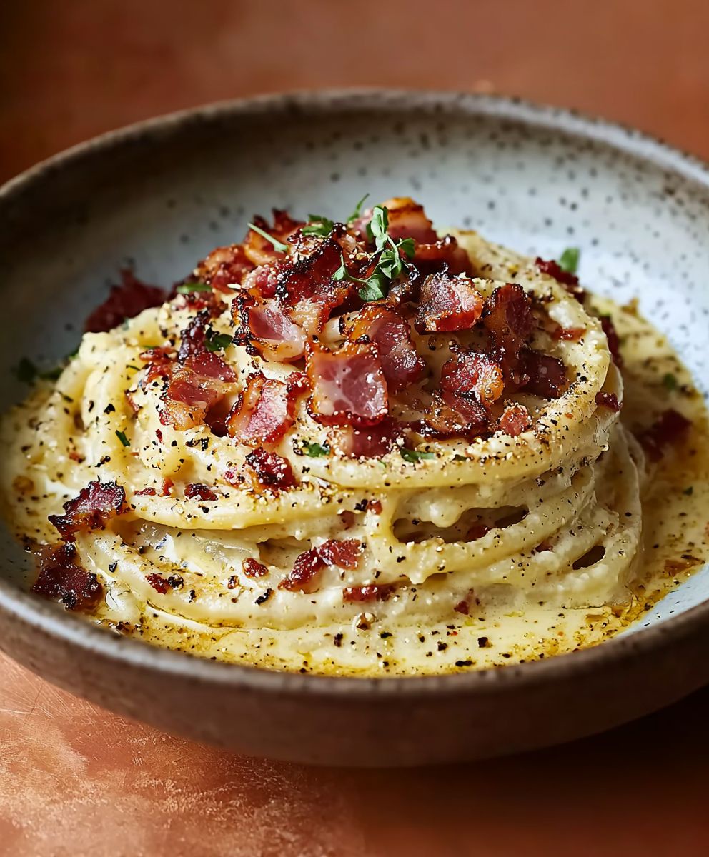 Bacon Cacio e Pepe